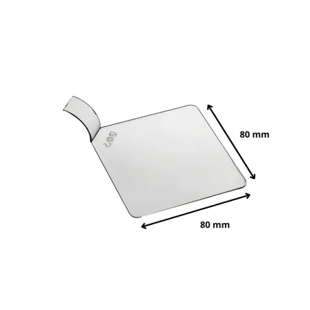Palet carré blanc avec dimensions Palet carré blanc avec dimensions