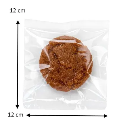 Sachet polypro bande adhésive, Le sac alimentaire transparent