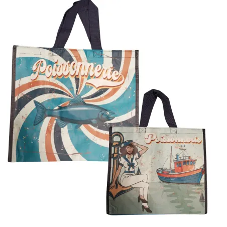 SAC PP TISSES VINTAGE POISSONNERIE SAC PP TISSES VINTAGE POISSONNERIE