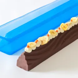Buche triangle marbrée