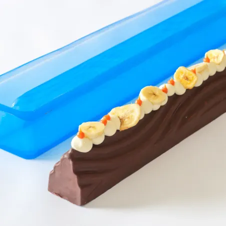 Buche triangle marbrée
