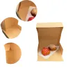 Boites pâtissière kraft ouverture frontale hauteur 8 cm