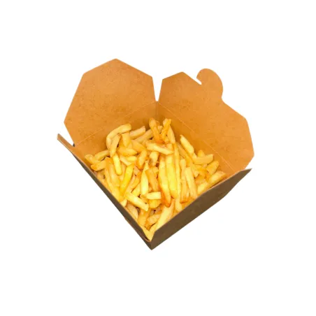 Boite pour repas à emporter Kraft brun à petits prix avec Papa France