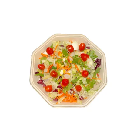 Assiette octogonale pour restauration rapide