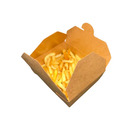 Boite pour repas à emporter Kraft brun à petits prix avec Papa France