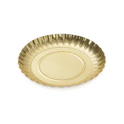 assiette carton metal or