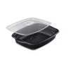 Marmipack pour plat chaud en plastique noire Marmipack pour plat chaud en plastique noire