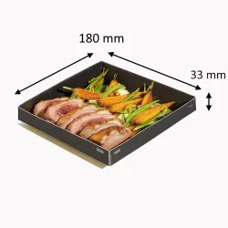 Fond Luxifood noir intérieur – Contenance 750 cc