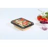 BOITE SALADE LUXIFOOD ETANCHE RECYCLBLABLE ET MICRO ONDABLE