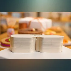 Packaging support carton carré rainé Papa France