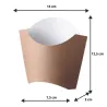 Boîte frites carton Papa France 13X12 cm