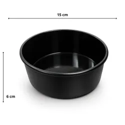 Bol salade réutilisable noir mat Papa France