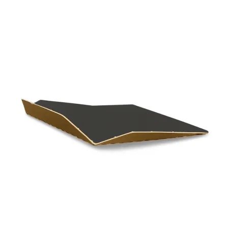 Carré plié réversible or/noir 8 cm – Support pâtisserie élégant