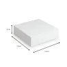 Boite Pâtissière Blanche 14x14x6 cm Papa France