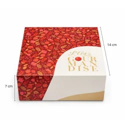 Boites pâtissière décor Pauline GAULT & FREMONT 14x7