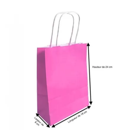 Des sacs cabas en papier kraft aux couleurs éclatantes