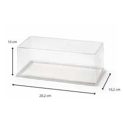 couvercle boite à cake 20 X 10 X 10 cm