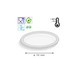 Assiette jetable  bio en canne a sucre, la vaisselle jetable écologiqe