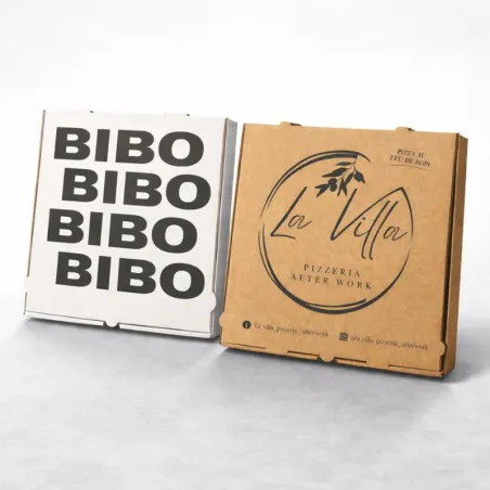 boîte pizza personnalisée
