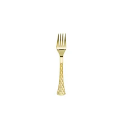fourchette réutilisable or glamour