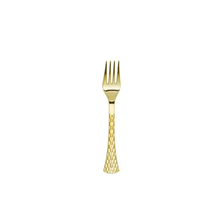 fourchette réutilisable or glamour