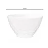saladier réutilisable blanc 28 cm