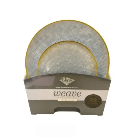 Assiettes Réutilisables Élégantes – Collection Premium pour Réceptions