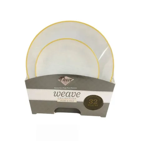 Assiettes Réutilisables Élégantes – Collection Premium pour Réceptions