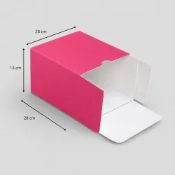 Boite à bûches Noël isolante et isotherme pour pâtissier et boulanger