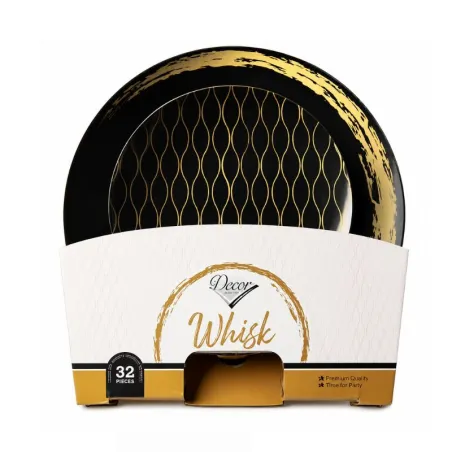 ASSIETTE COMBO WHISK BLEU OR P/32