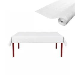Nappe Papier Damassé en Rouleau – Élégante et Pratique