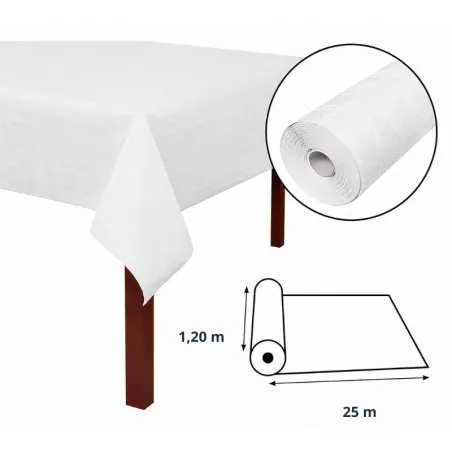 Nappe Papier Damassé en Rouleau – Élégante et Pratique