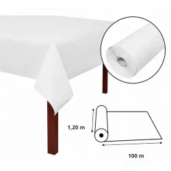 Nappe Papier Damassé en Rouleau – Élégante et Pratique