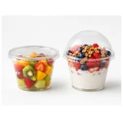 pot dessert avec couvercle