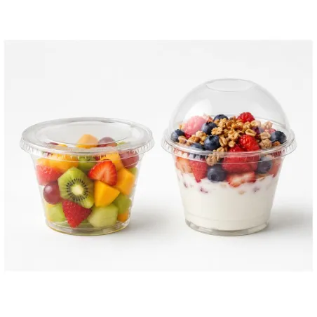 pot dessert avec couvercle