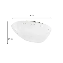saladier oval réutilisable