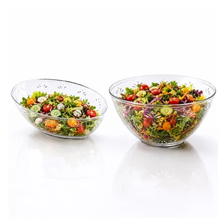 saladiers transparents réutilisables