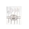 Ménagère Réutilisable Noble 40 Couverts – Blanc ou Argenté