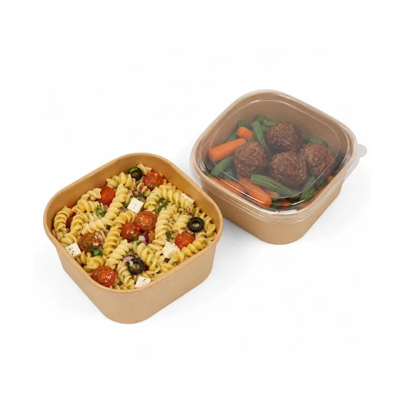 pot kraft brun carré