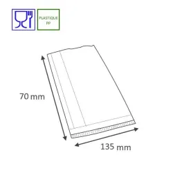SACHET POLYPRO FOND PLAT PAPA France - 8