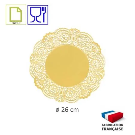 SUPPORT DENTELLE PAPIER CLASSIC OR NORDIA - 1 SUPPORT DENTELLE PAPIER CLASSIC OR NORDIA - 1