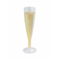 Flûtes à Champagne Plastique Jetables, traiteurs, cocktails