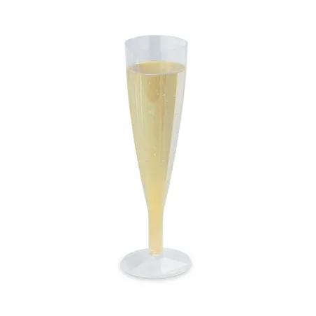 Flûtes à Champagne Plastique Jetables, traiteurs, cocktails Flûtes à Champagne Plastique Jetables, traiteurs, cocktails