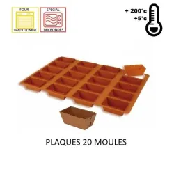 Moule de cuisson professionnel en papier pour gâteaux et pâtisseries