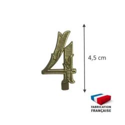 bougies baroque Or pour gâteaux d'anniversaire