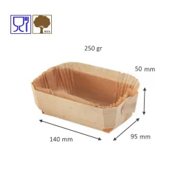 BARQUETTE DE CUISSON EN BOIS