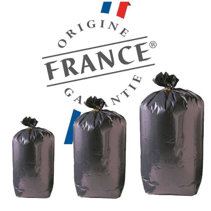 Sacs poubelles noir très résistants, origie France 