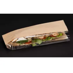sac sandwich kraft a fenetre