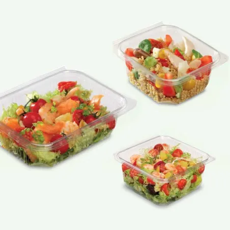 Barquette plastique salades Optipack, pour Boulangeries et Snacks Barquette plastique salades Optipack, pour Boulangeries et Snacks