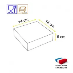 Boites pâtissières blanche, boite à gâteau pour pâtisseries